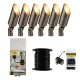 FX Luminaire FX-6-KIT-CA-PC-WIRE Lighting Fixture Stainless thumbnail 1