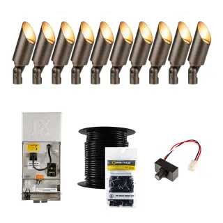 FX Luminaire FX-10-KIT-CA-PC-WIRE Lighting Fixture Stainless