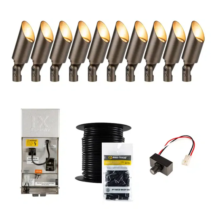 FX Luminaire FX-10-KIT-CA-PC-WIRE Lighting Fixture Stainless - Product Image