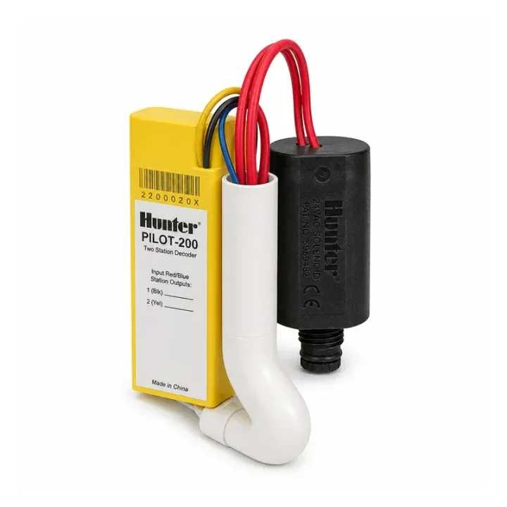 Hunter Irrigation Hunter 686501SP Pilot PILOT-200 Two-Way Module with Spliced Solenoid for TTS-800 - Product Image