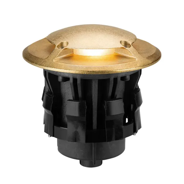 FX Luminaire Terra TG-61 Ground Wash, No Lamp, Brass, Natural Brass - Product Image