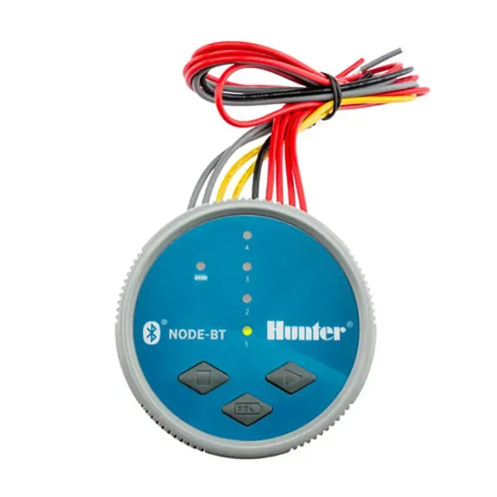 Hunter NODE-BT-400 NODE Bluetooth 4 Station Battery Operated – with Solenoid - Product Image