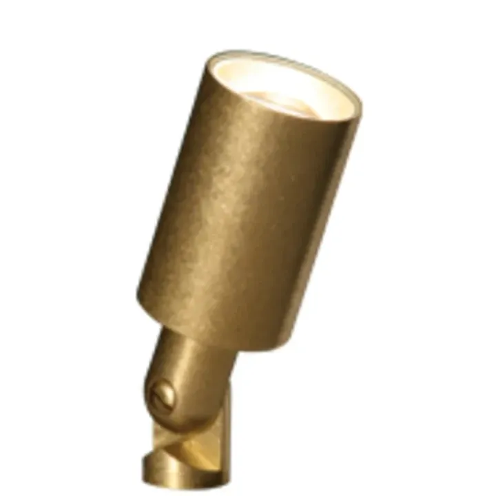 FX Luminaire LO-NL-BS Up Light Natural Brass - Product Image