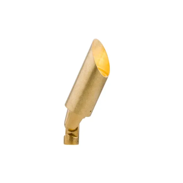 FX Luminaire LO Brass MR-16 Up Light with Long Shroud, No Lamp - Product Image