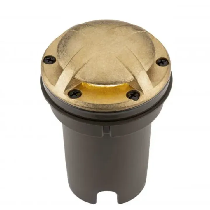 FX Luminaire FC-ZD-6LED-GW-180-BS Well Light Natural Brass - Product Image
