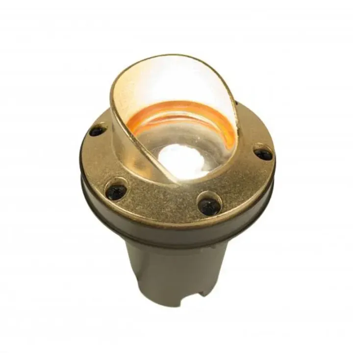 FX Luminaire FC-LED35W-FL-CW-BS Well Light Natural Brass - Product Image
