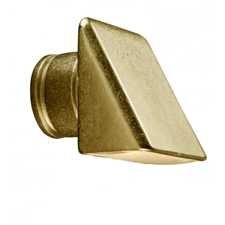 FX Luminaire PO1LEDWWBS PO 1LED Wall Light | Wide Wash | Natural Brass - Product Image