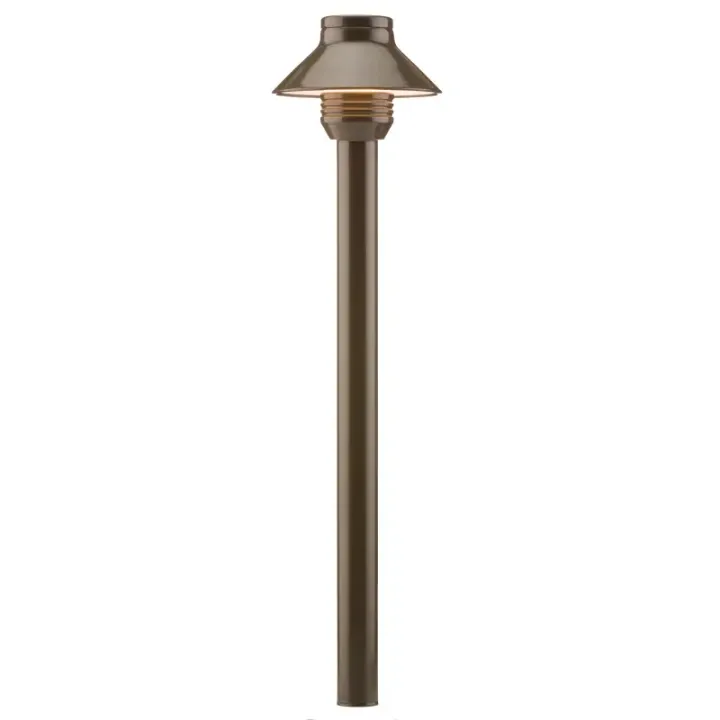 FX Luminaire SP-LED20W-18R-BZ SP 18" Brass Path Light Bronze Finish 1.6W 2700K LED - Product Image