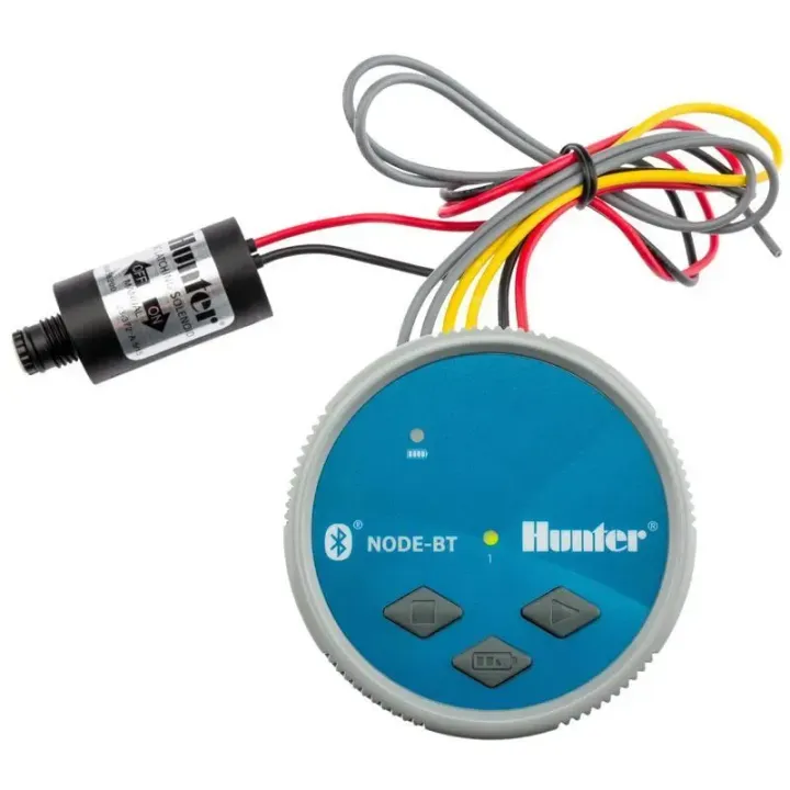 Hunter NODE-BT-100 NODE Bluetooth 1 Station Battery Operated – with Solenoid - Product Image
