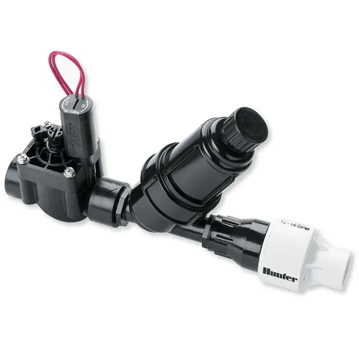 Hunter PGV 1 in Drip Control Zone Kit w/ 40 PSI Regulator - Product Image